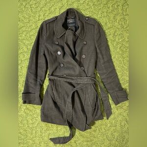 All Saints Vladimir Military Style Trench Coat